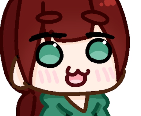 各種SNSで使えるアイコン描きます まろまゆが特徴の可愛いイラストです！ イメージ1