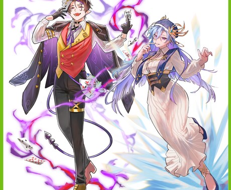ゲームやグッズ、その他利用可能なキャラ制作します はっきり・すっきりした色使いのキャラクターを制作します！ イメージ2