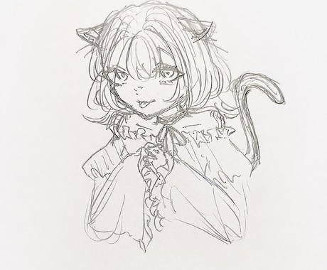 ラフだからこそ可愛い！イラスト制作します らくがき以上、本気未満。かわいいをぎゅっと。 イメージ1