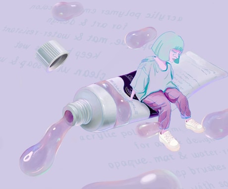 オリジナルの可愛くてオシャレなイラスト描けます 思い出に残るイラストを心を込めてつくります！ イメージ1