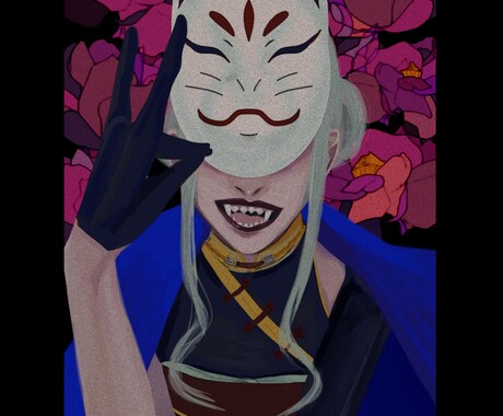 耽美・美麗にこだわったイラストを描きます "影のある美"にこだわった厚塗りイラストを作成しています イメージ2