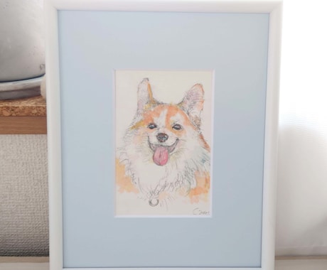 ペット似顔絵＊挿絵のようにふんわり描きます あなたのこころの陽だまりのような、そんな想いを大切に イメージ1