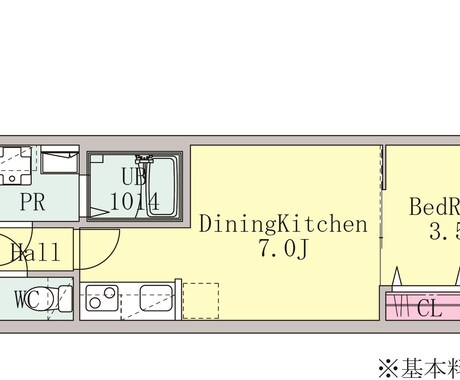 不動産広告用図面を作成いたします 戸建住宅・共同住宅の広告掲載用の図面を作成いたします。 イメージ2