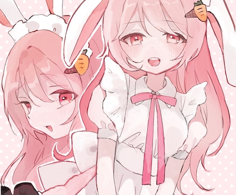 お試し★1000円★でバストアップまで描きます ゆるふわ雰囲気のイラストが得意です♪ イメージ2
