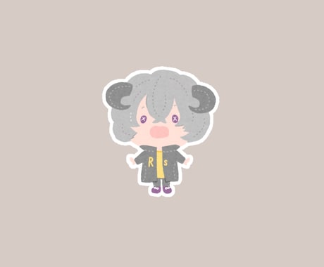商業利用ok、ゆるイラスト描きます イメージ1