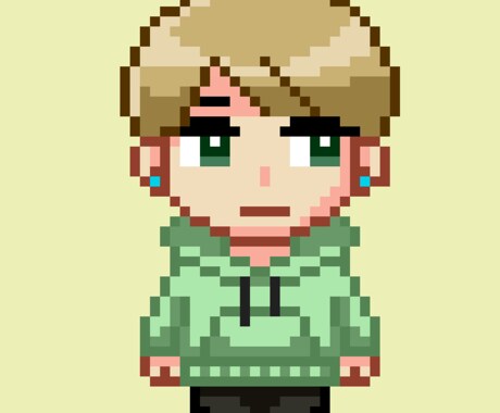 ミニキャラドット絵アイコンお作りします レトロゲーム風ドット絵でSNS用アイコンお作りします イメージ2