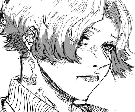 アイコン用イラストの作成を行わせて頂きます かっこいい系の絵柄が好きな方には刺さるかと思います イメージ1