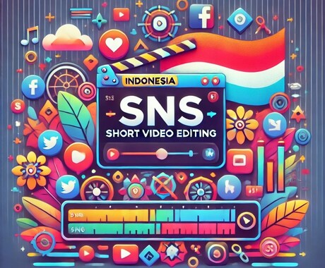 インドネシア向け｜SNSショート動画の編集します 平均年齢20代！2.7億人の市場にリーチ！ イメージ1