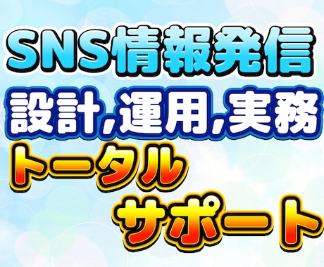 SNS運用の情報発信のトータルサポートをします 初心者でも安心！SNSでの発信を徹底サポート！ イメージ1