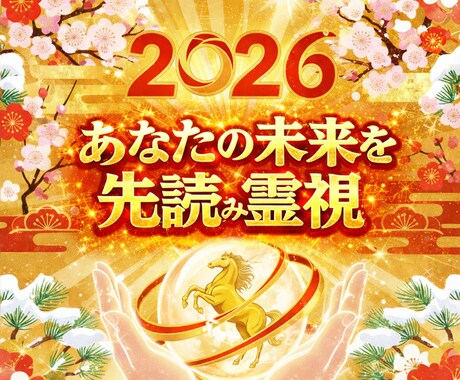 2026年のあなたを先読み霊視鑑定致します 2026年、あなたはどう変わる？あなたに起こる変化の予告。 イメージ1