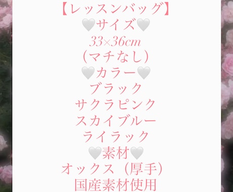 入園バッグの製作承ります 幼稚園、小学校で使用するレッスンバッグの制作を承ります。 イメージ2