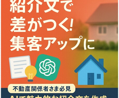 不動産紹介文・物件キャッチコピーをAIで作成します 集客力ある紹介文、即納(24時間以内)OK！ イメージ2