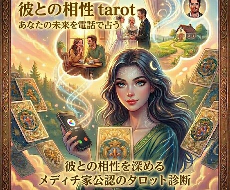 彼との相性を占います 深層心理からの答えをメディチ家プリンセス公認タロットで イメージ1