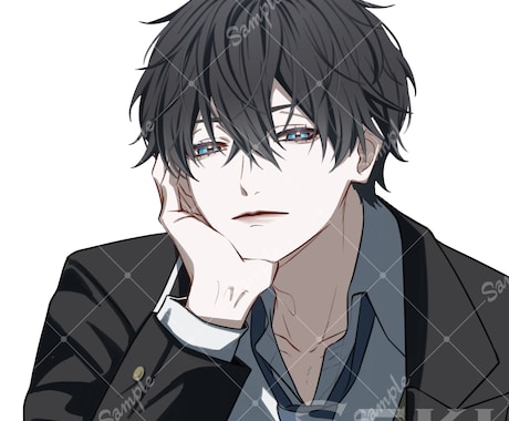 アイコン制作承ります 青年/中性的なキャラクターが得意です イメージ1