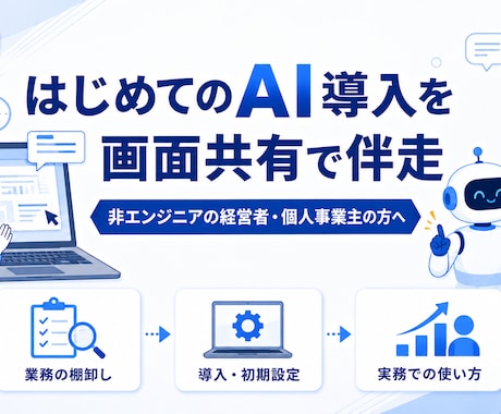 薬局のAI導入を手順書つきで伴走します ChatGPT・Claude Codeの導入から手順書まで イメージ1