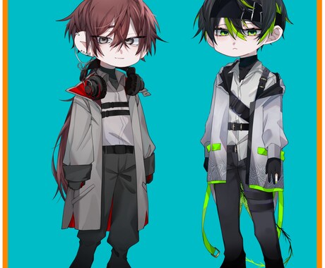 個性的なSDキャラ描きます 個人用途でのグッズ使用も可能です。 イメージ2