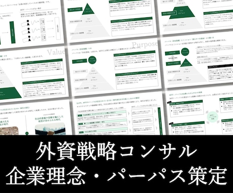 戦略コンサルが経営理念やパーパスを一緒に考えます 90分×3回／新規出品のため実績10件まで半額適用中！ イメージ1