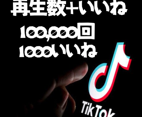 TikTokの再生数といいね増やします 安心　安全　適切な対応を心がけております イメージ1