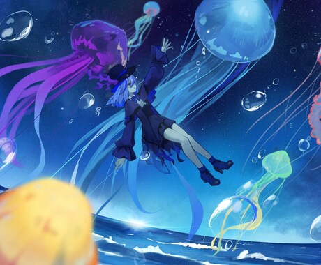 商用可能　キャラクターイラストを描きます 立ち絵やスチル、動画、グッズなどご相談に合わせてお描きします イメージ2