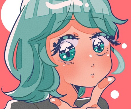 最短納品2日から！✐POPかわいいアイコン描きます POPでかわいい、貴方だけのアイコンを描かせていただきます！ イメージ2