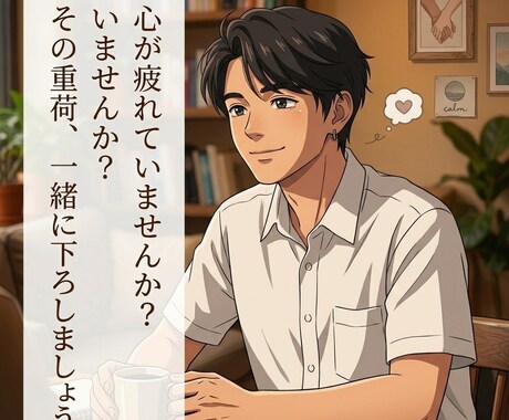 あなたの心に寄り添って悩みを解決します 心の内に秘めている悩みを私に相談してください！寄り添います イメージ1