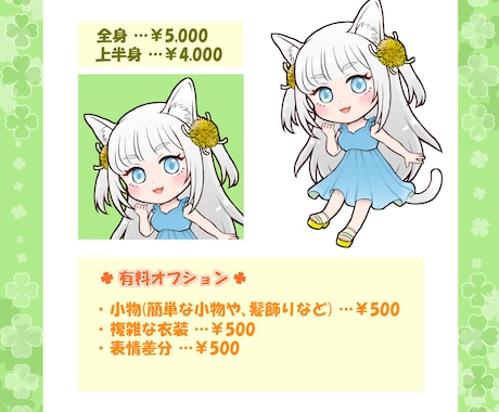 商用ok☆可愛いミニキャライラストお描きします SNSやブログ、YouTubeなどに☆ イメージ2