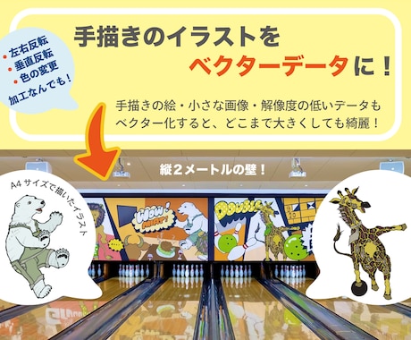 画像からAiデータ（ベクター形式）を作成いたします 格安！初めての方も、ご安心してお任せください！親切丁寧に対応 イメージ2