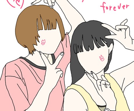写真を元にイラストを描きます ギフトやアイコンにいかがですか？ イメージ2
