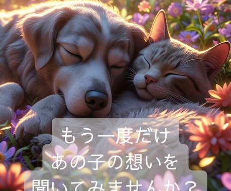 旅立ったあの子の想いをお伝えします -そして、あなたの想いも全て受け止めます- イメージ2