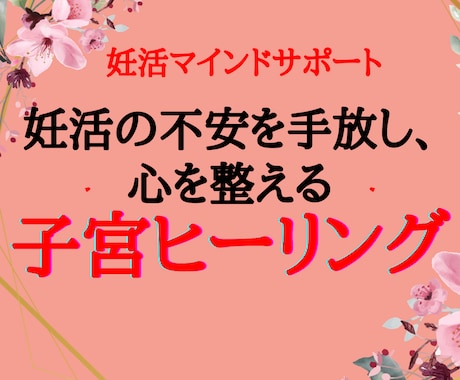 心を整えて、自然妊娠の力を引き出すサポートをします 妊娠への最短ルートは「心のマインドセット」から始まる イメージ1