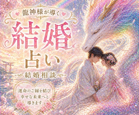 スピード鑑定10分OK❤️結婚運❤️を占います 出会い♡パートナーの気持ち♡結婚後の運勢♡ イメージ1