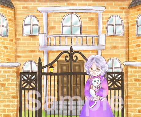 絵本の表紙絵・挿絵をお描きします 温かみある手描き風のタッチで物語を彩ります！ イメージ1