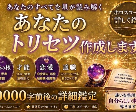あなた専用の人生戦略レポートを作成します モニター価格！生まれ持った才能と人生テーマを見える化します イメージ1