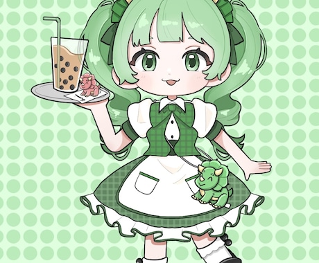 可愛い！ミニキャラお描きします ◎グッズ・snsのアイコン・動画の立ち絵など！ イメージ2