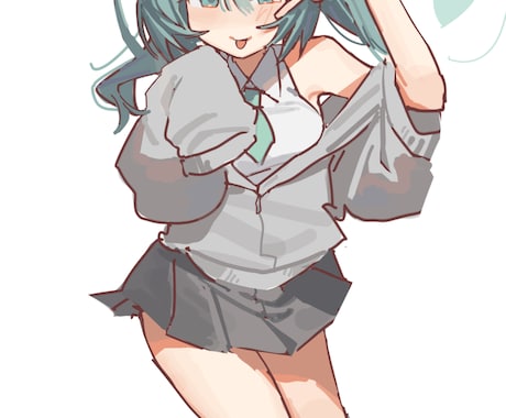 商用○可愛い全身絵描きます 温かみのある表情豊かなキャラクターを得意としています。 イメージ2