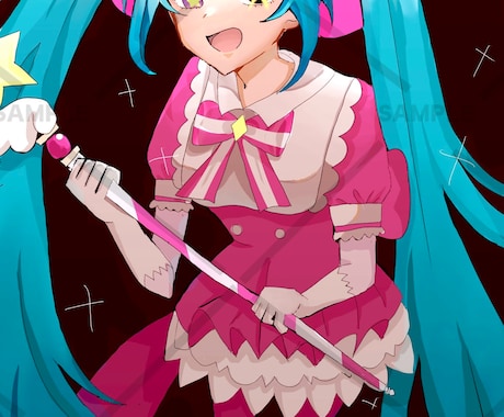 かわいいイラスト描きます かわいい女の子等描くの得意です！アイコンなど受け付けてます イメージ2