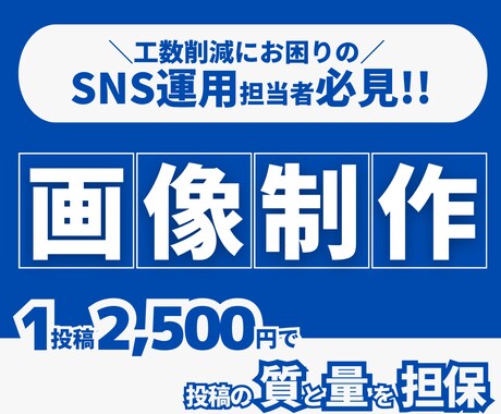 お試し価格！インスタ1投稿2500円で制作します SNS担当者必見！！運用工数削減にお困りではないですか？ イメージ1