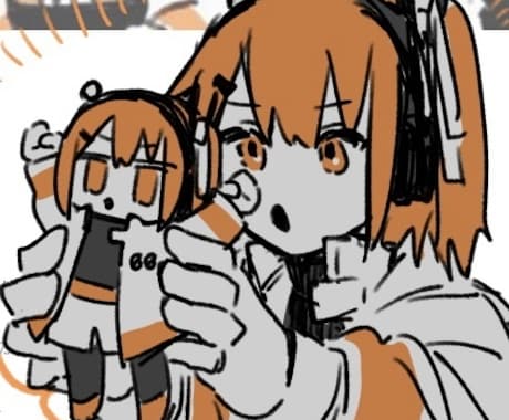 可愛いアイコン・ヘッダーを制作します 目を引くようなイラストをお届けします！ イメージ1