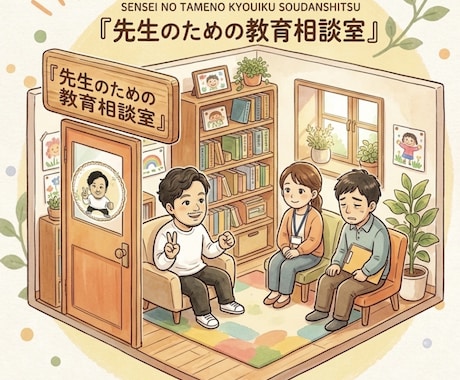 先生のお悩み聞きます 職場では話せない！学校のこと、子供のこと、保護者のこと イメージ1