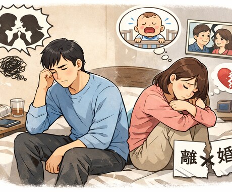 夫婦関係・子供の悩み聞きます 夫婦不仲や不倫悩んでいませんか?お話聞かせてください。 イメージ1