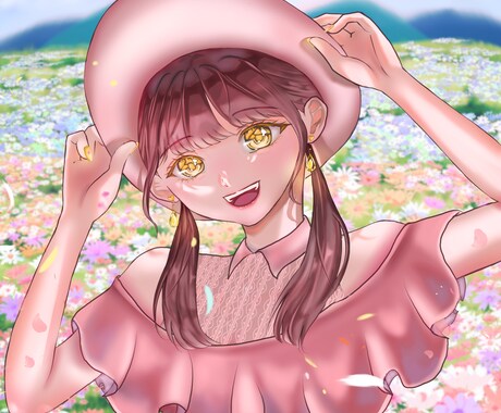 鮮やかで綺麗な女の子のイラストを作成します キャラクターが際立つ鮮やかなイラスト、使用用途は相談可能 イメージ2