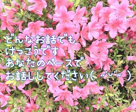 お話ししましょう！あなたに寄り添います 男性も女性も大歓迎です✨雑談◎お悩み◎愚痴◎恋愛相談◎ イメージ1