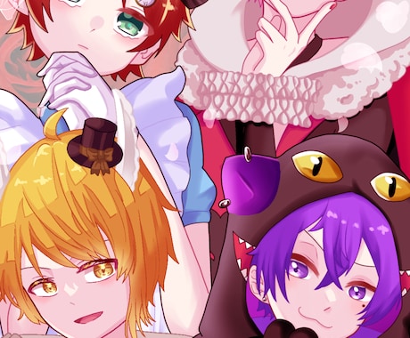 用途に沿ったイラスト描きます アイコンや立ち絵、ミニキャラ、キャラクターデザインetc. イメージ2
