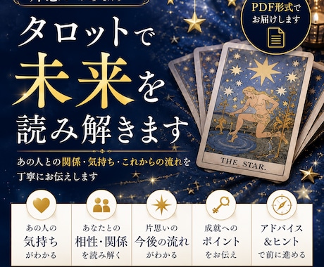 復縁・片思い・恋愛の悩みをタロットで読み解きます 苦しい恋の悩みに寄り添いながらタロットで解決 イメージ2