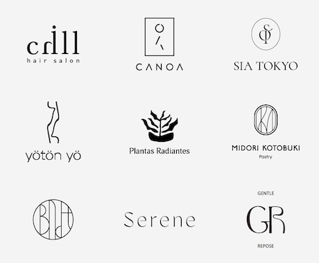 記憶に残る、シンプルで特別なロゴお作りいたします Aiデータ込み/修正無制限/ご提案数２案 イメージ2