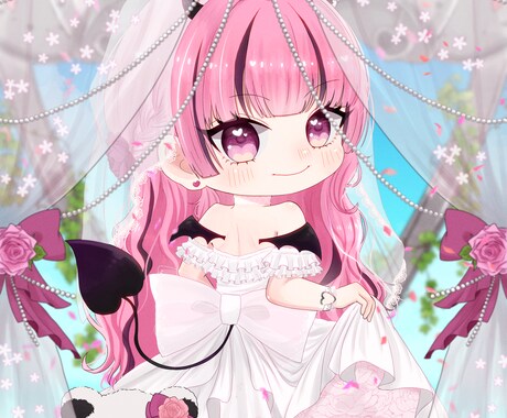 SDイラストお描きします アイコンやスタンプ、配信活動、グッズ制作にご活用頂けます イメージ2