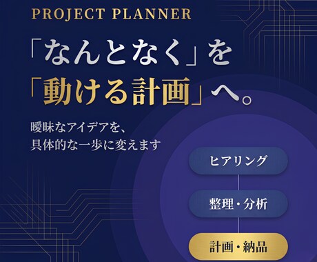 やりたいことを、動ける計画に整理します 「なんとなく」を「具体的に」変えるプランナー イメージ1