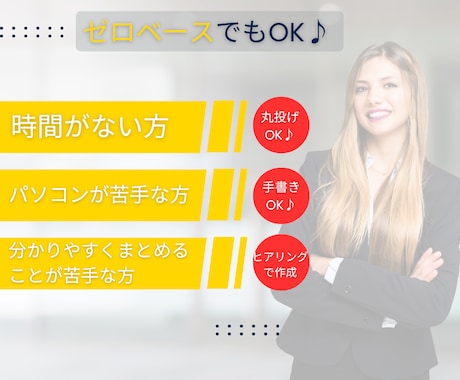 分かりやすく伝わるビジネス資料を作成します 現役企画職が分かりやすく伝わりやすいビジネス資料手伝います イメージ2