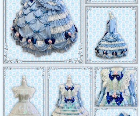あなただけのロリィタ服、お衣装を製作いたします オリジナルのお洋服、フリフリのお衣装などご相談ください♪ イメージ2