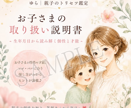お子さまのためだけの取説つくります ＼＼強み発見／／ぼくと、わたしの、トリセツ！ イメージ2